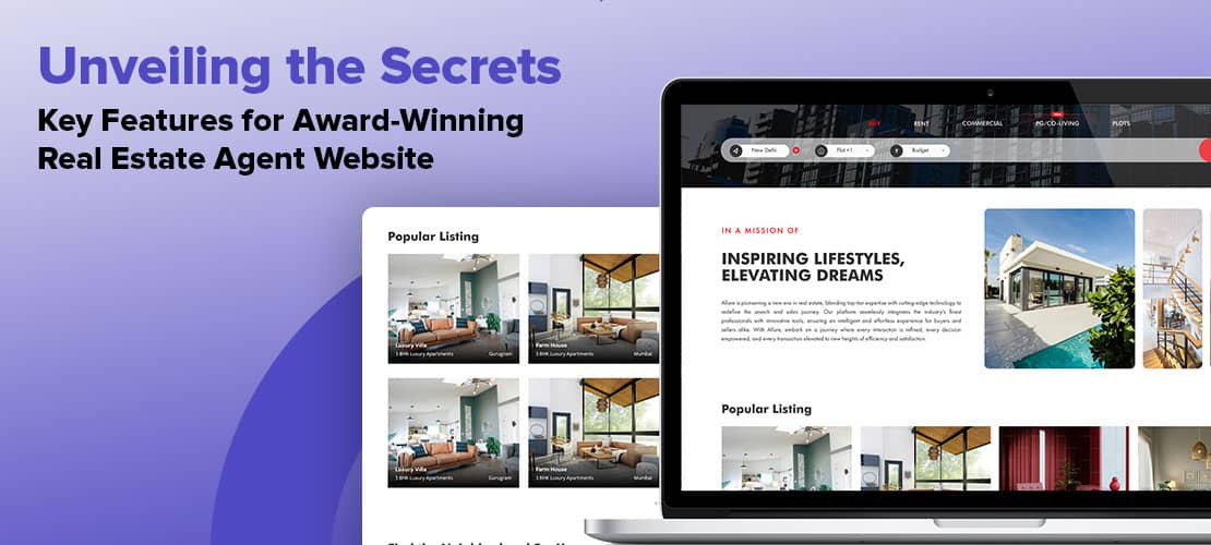 real estate agent website