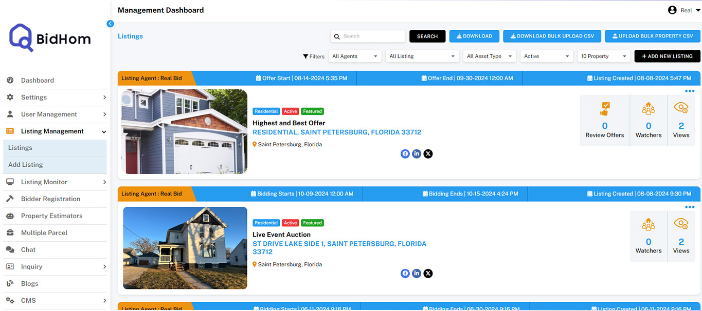 Property Listing