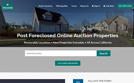 foreclosure online auction