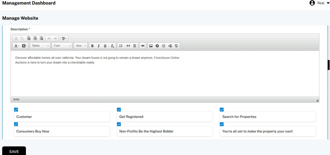 Accessing the Listing Monitor